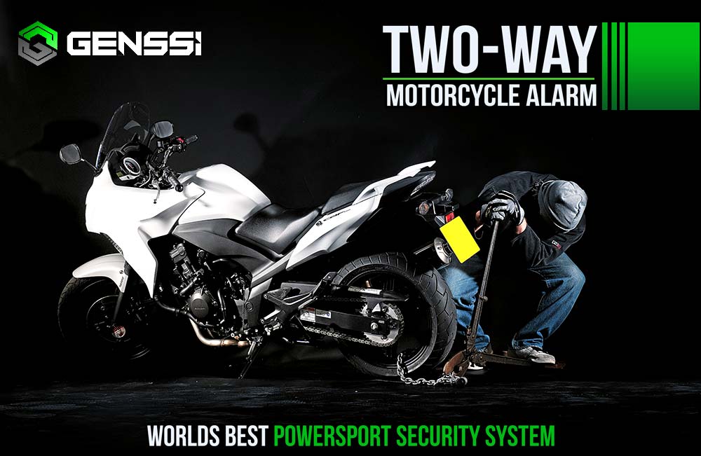 2 Way Motorcycle Alarm with Proximity Sensor Remote Start Super Long Monitoring | eBay