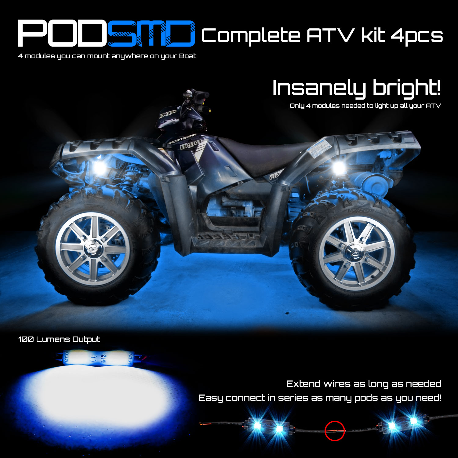 PODSMD Make Your ATV GLOW