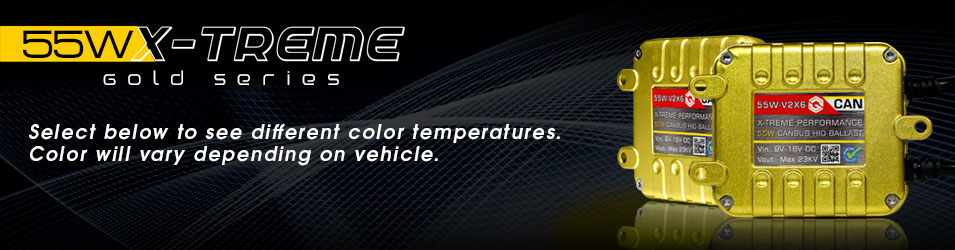Generation 5 G5 HID Xenon Conversion Kits Color Temperatures